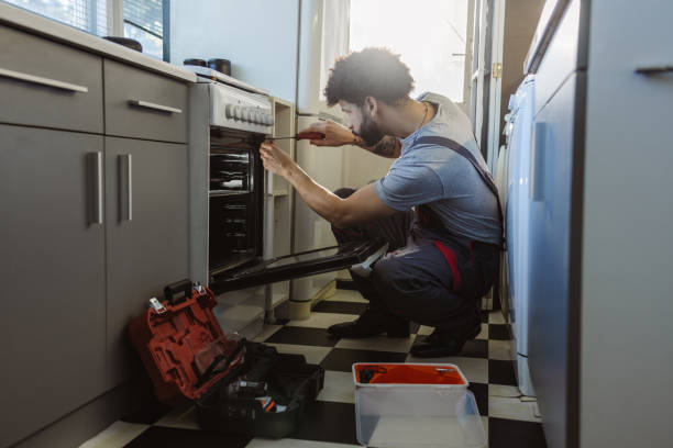 Technician performing a range diagnostic